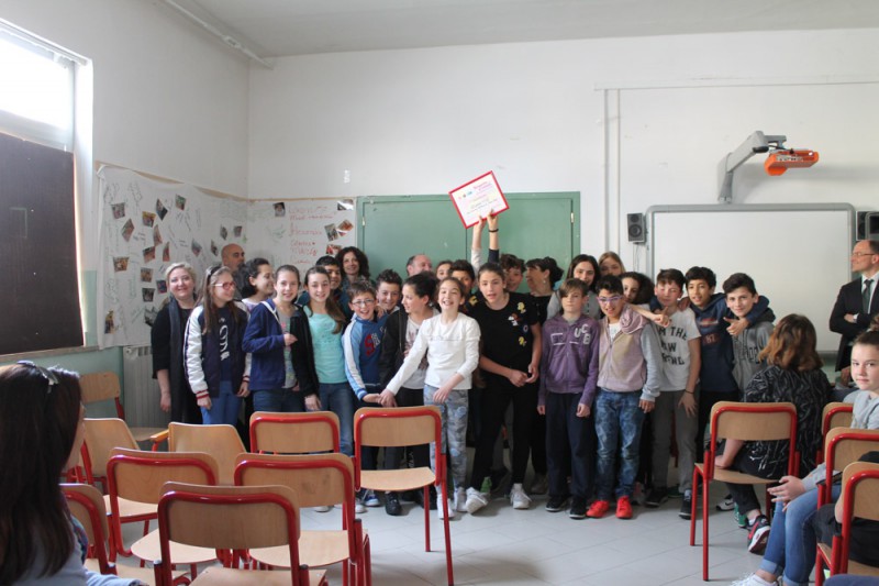 classe 1^ D per la scuola media di Ponte a Egola, Istituto M. Buonarroti